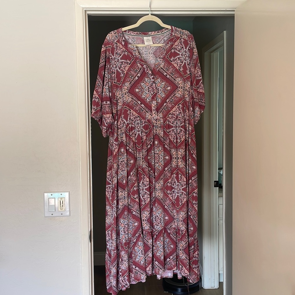 Knox Rose plus size boho dress